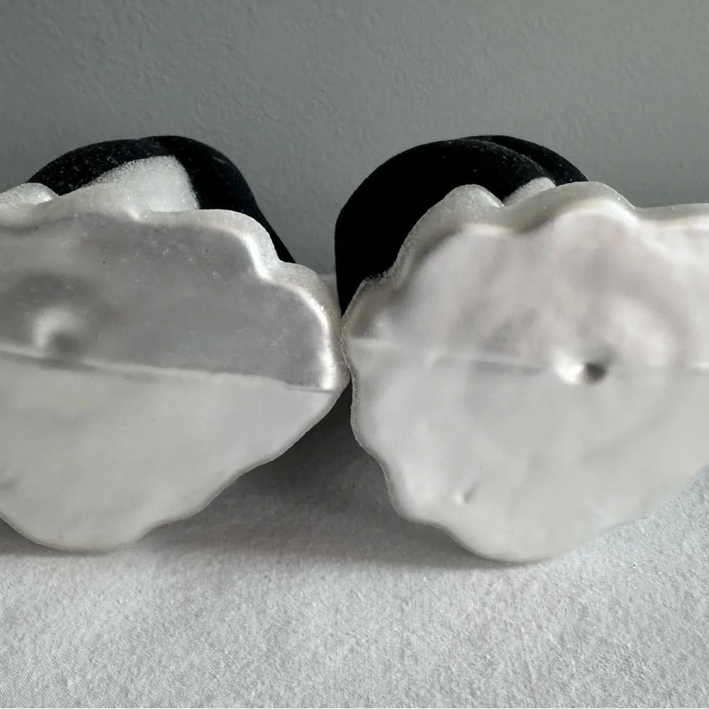 Crate&Barrel Black and White Penguin Ornament Set NWT